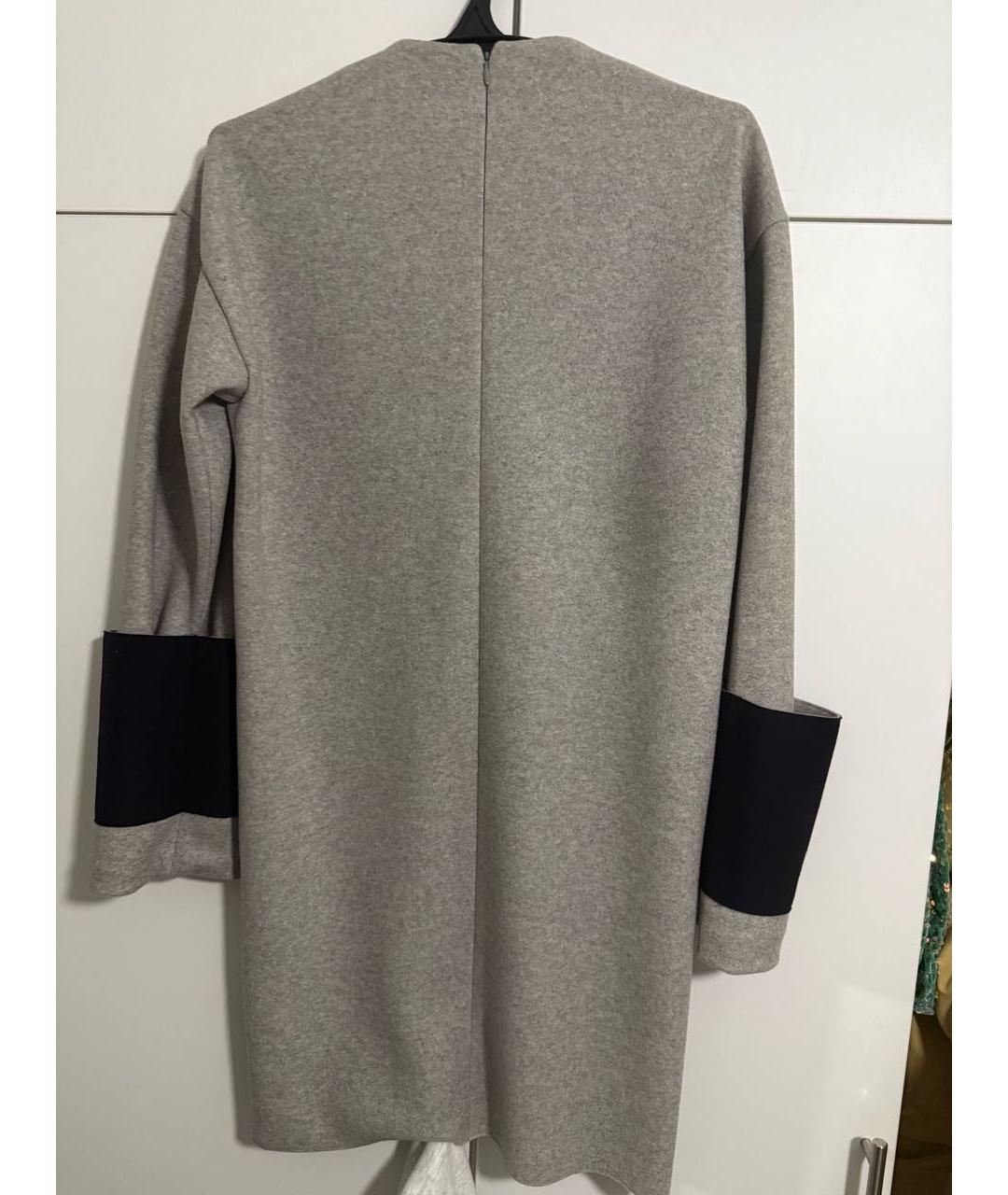 CELINE Серое шерстяное повседневное платье, фото 2