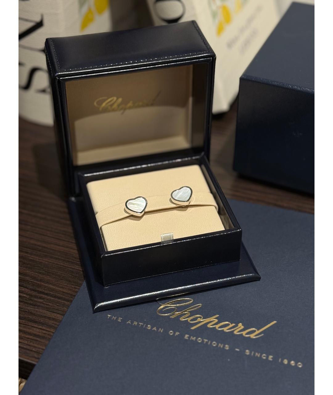 CHOPARD Золотые серьги из белого золота, фото 6