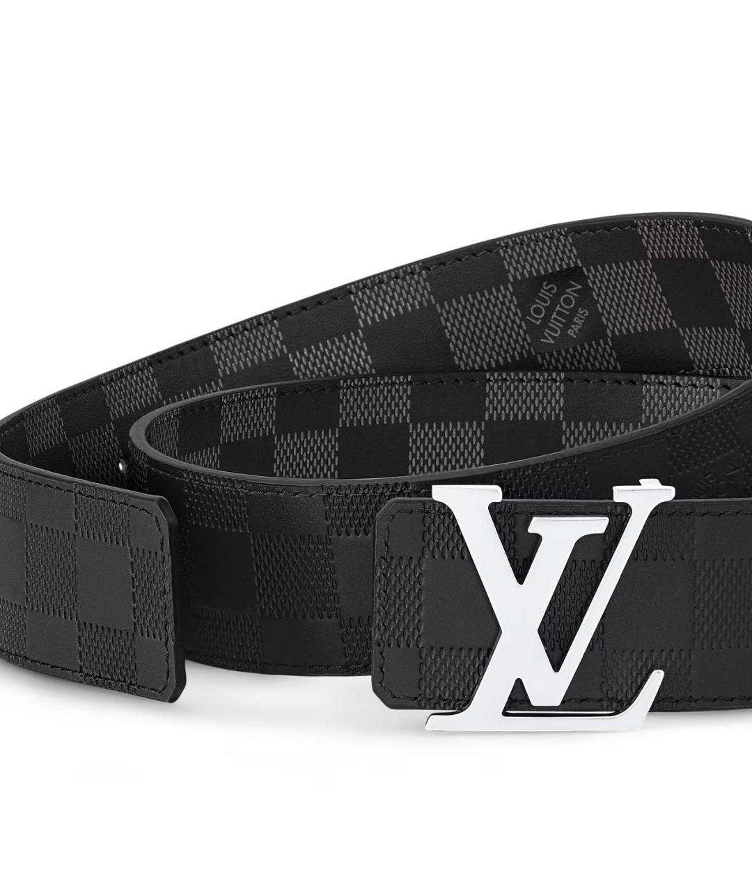 LOUIS VUITTON Черный ремень, фото 5