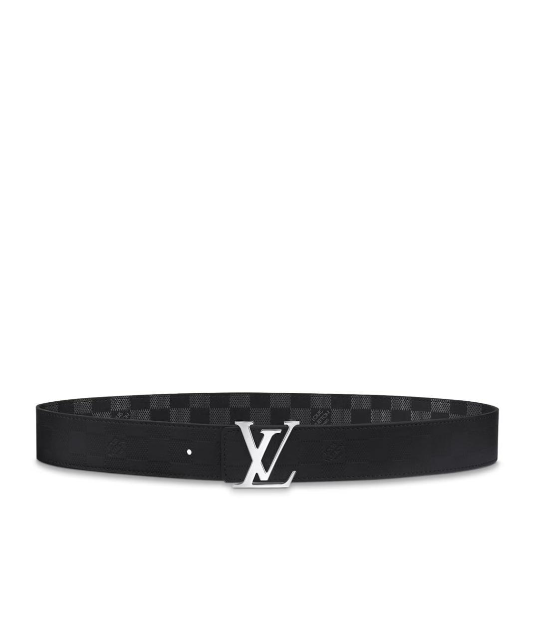 LOUIS VUITTON Черный ремень, фото 4