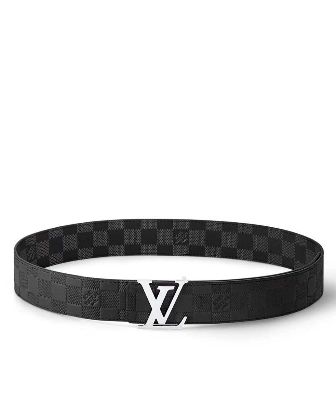 LOUIS VUITTON Черный ремень, фото 6