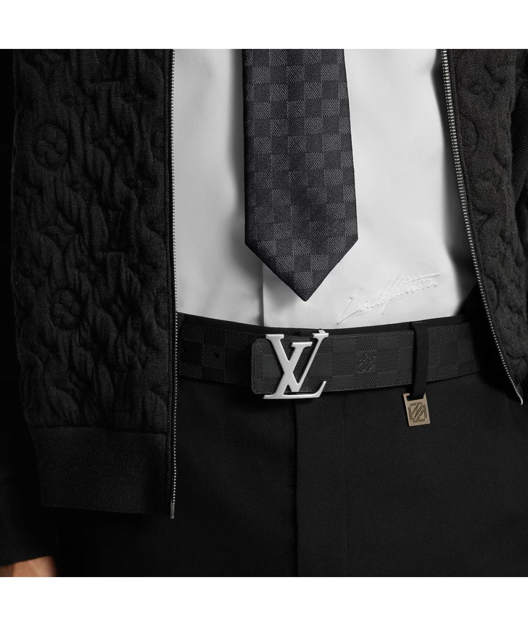 LOUIS VUITTON Черный ремень, фото 7