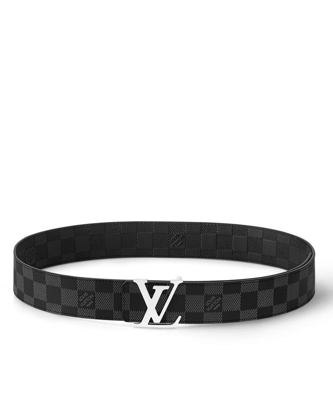 LOUIS VUITTON Черный ремень, фото 9