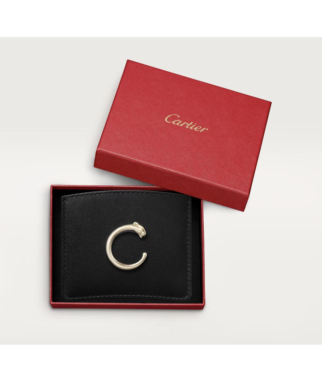 CARTIER Черный кожаный кардхолдер, фото 6