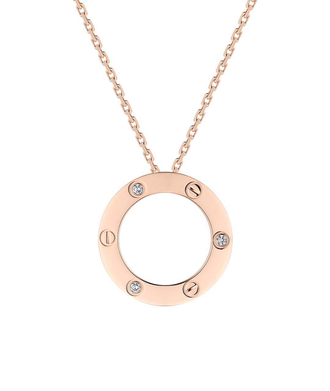CARTIER Золотое колье из розового золота, фото 1