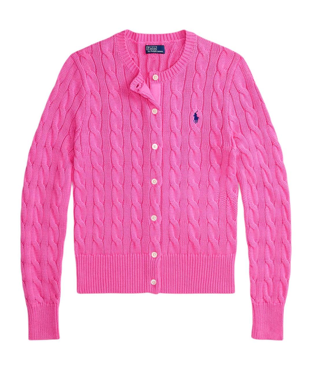 POLO RALPH LAUREN Розовый кардиган, фото 1