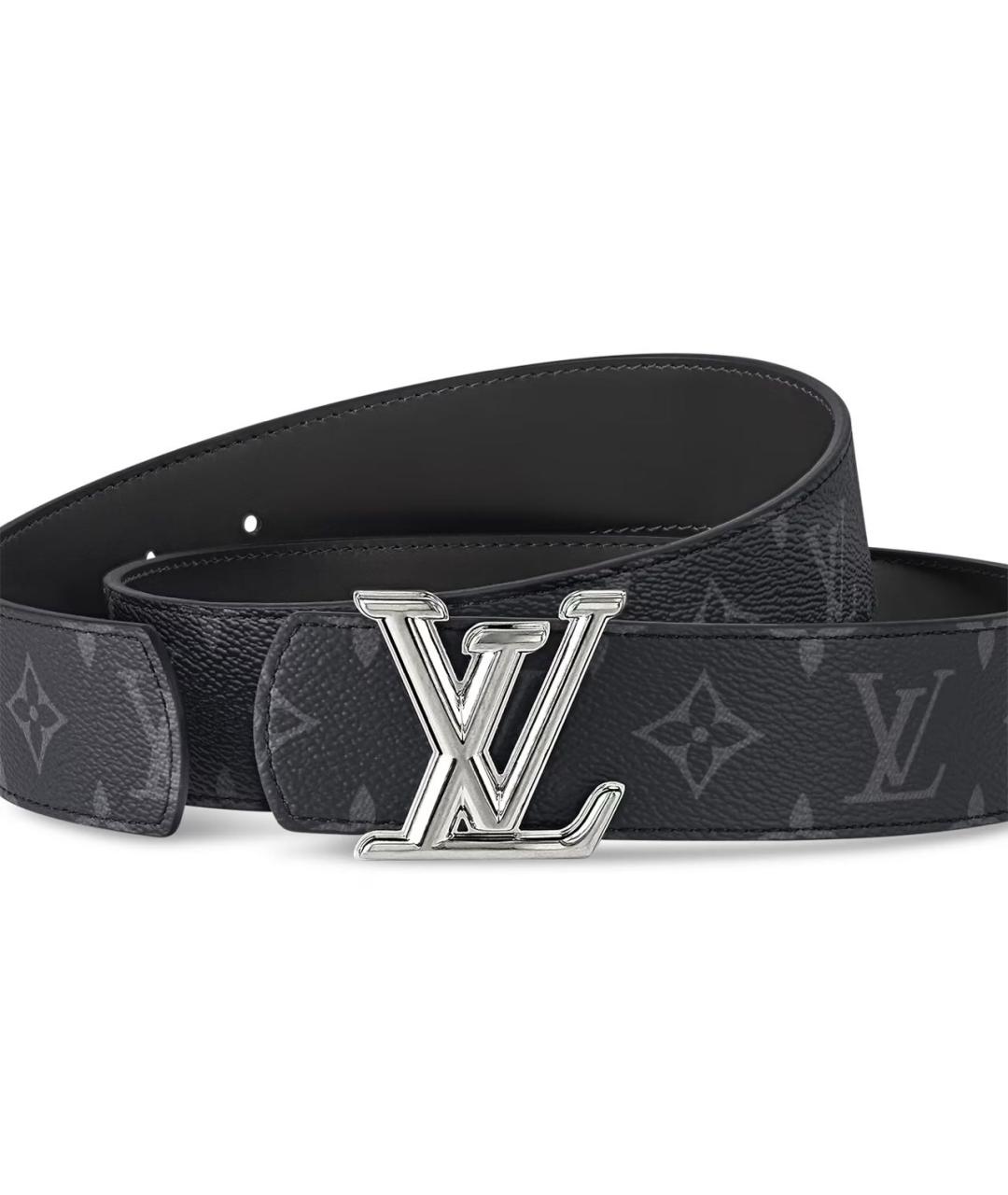 LOUIS VUITTON Черный ремень, фото 2