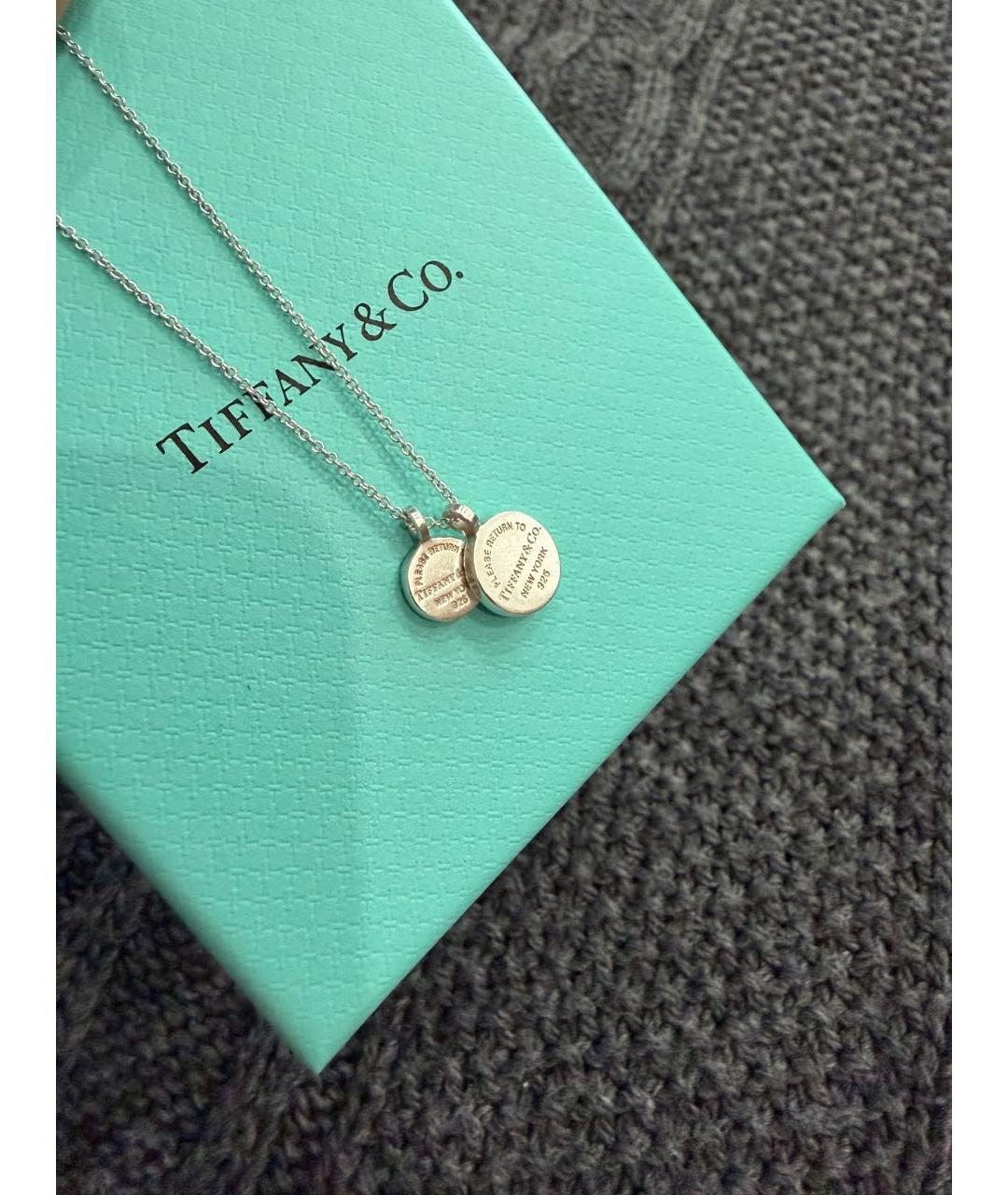 TIFFANY&CO Серебряное серебряное колье, фото 3