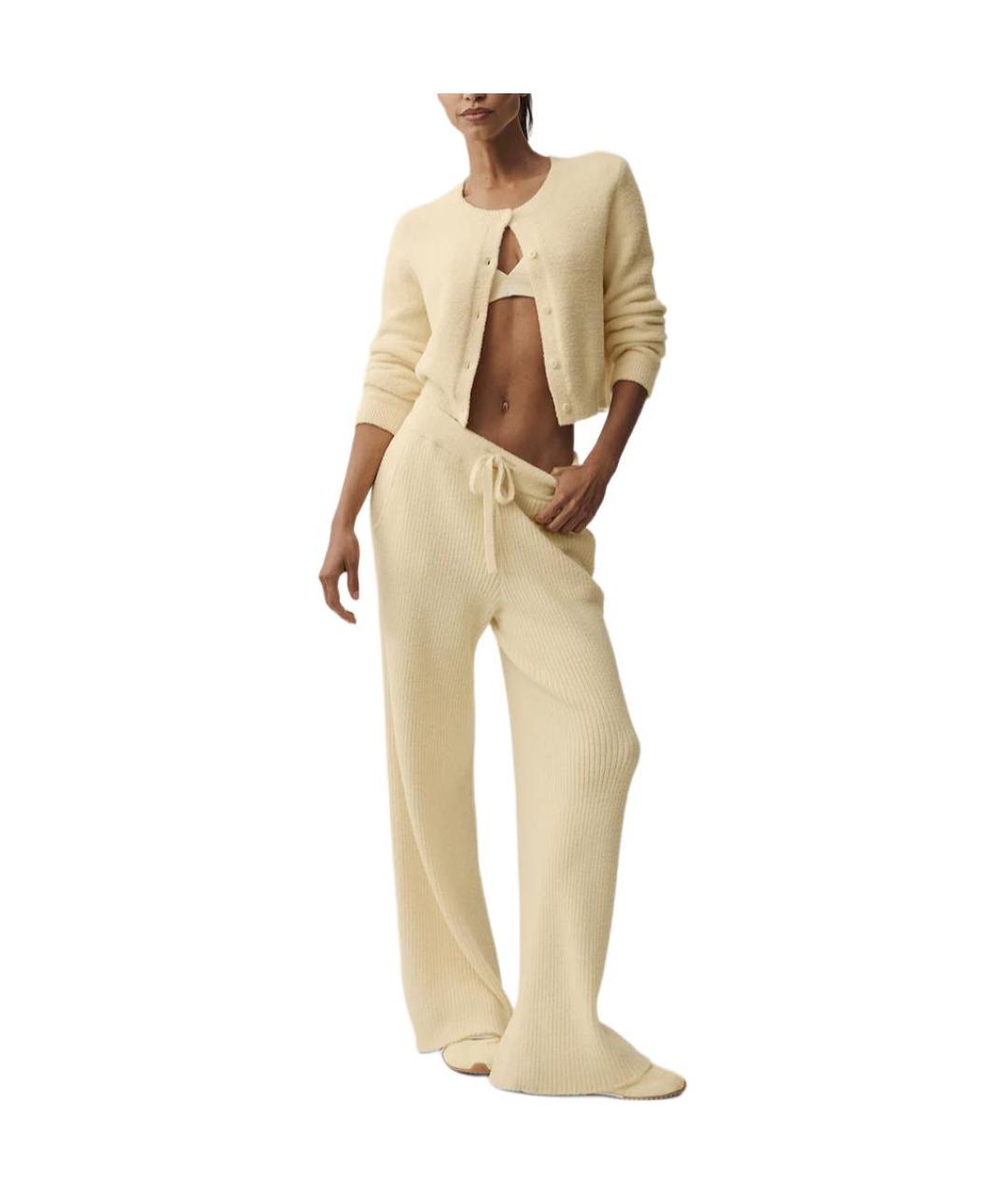 ALO YOGA Желтые спортивные брюки и шорты, фото 3