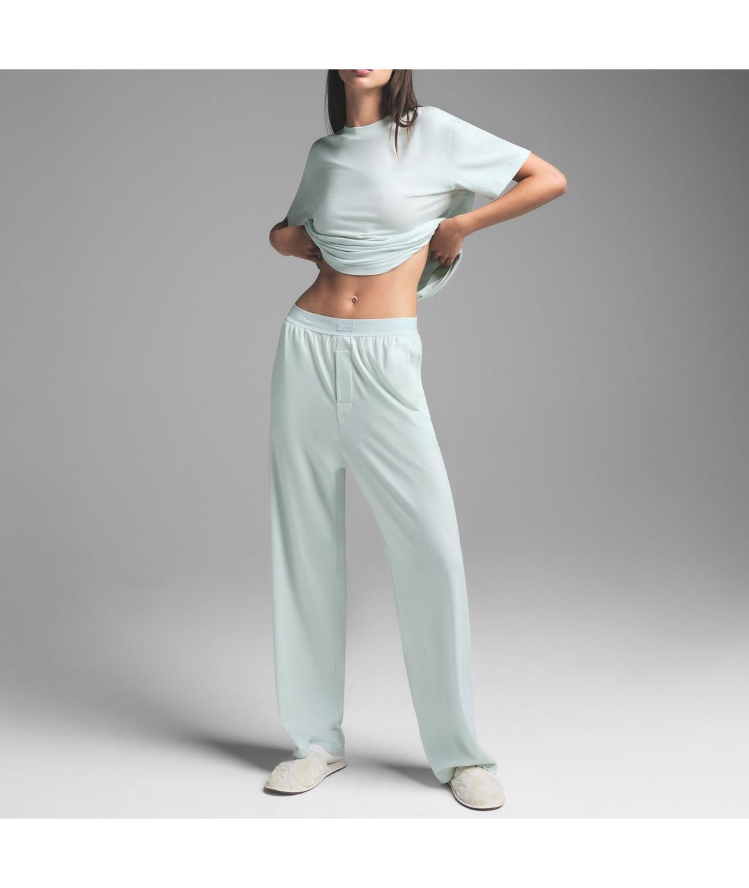 SKIMS Голубые прямые брюки, фото 2