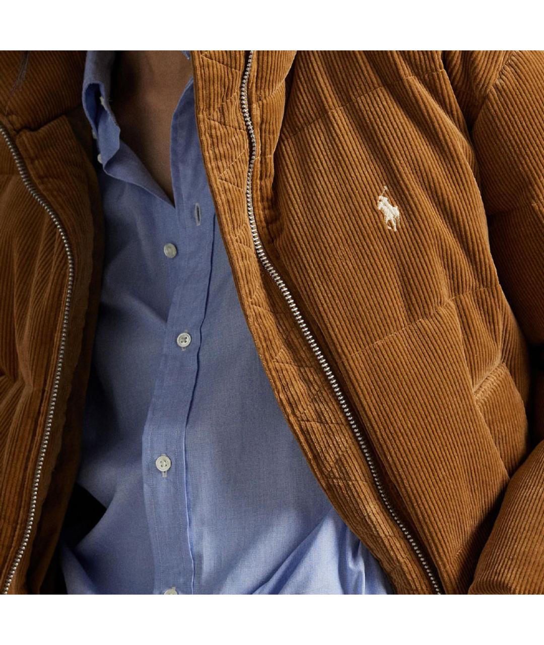 POLO RALPH LAUREN Бежевая хлопковая куртка, фото 5