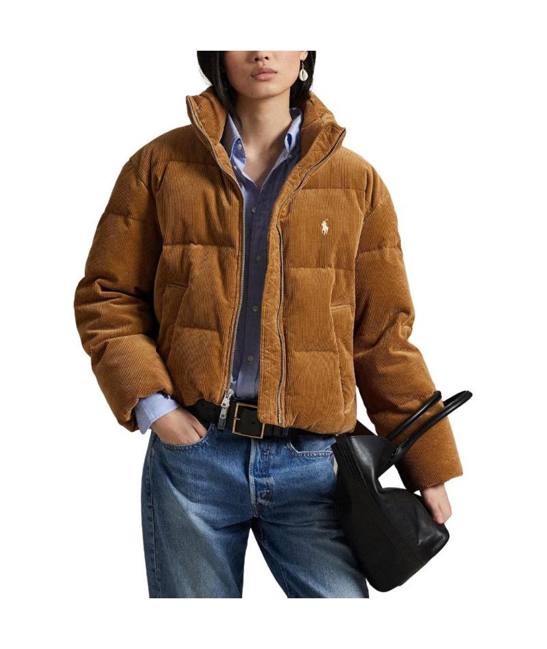 POLO RALPH LAUREN Бежевая хлопковая куртка, фото 2