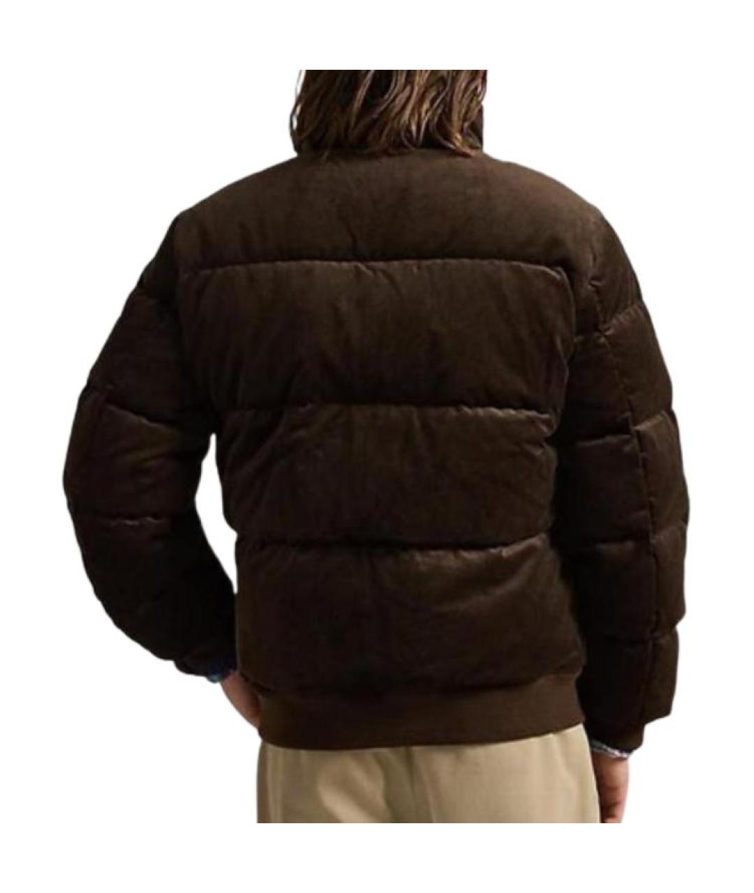 POLO RALPH LAUREN Коричневая хлопковая куртка, фото 3