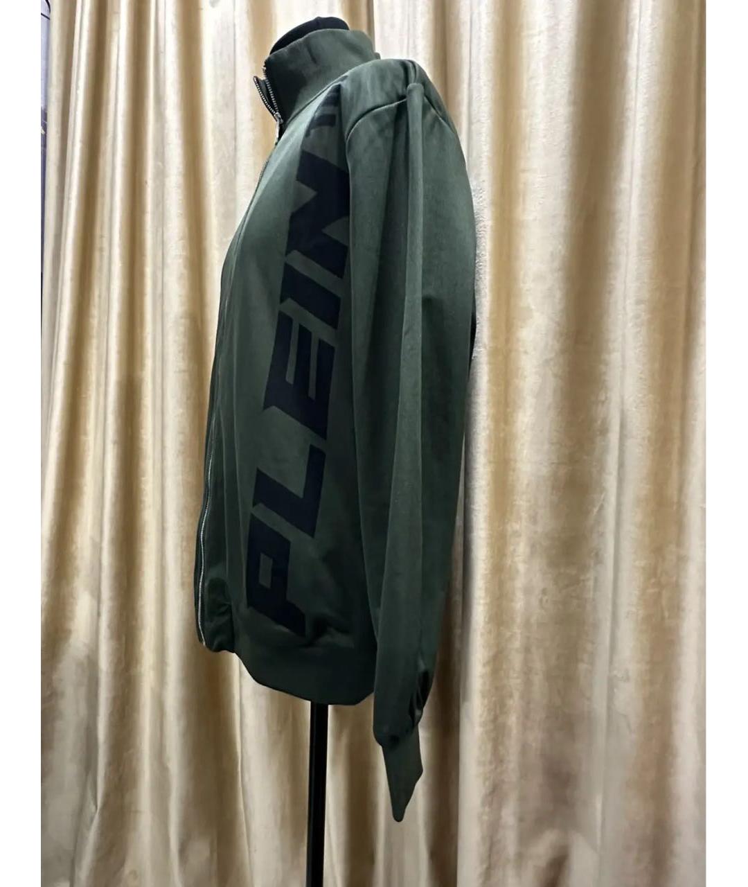 PHILIPP PLEIN Хаки хлопковый спортивный костюм, фото 7