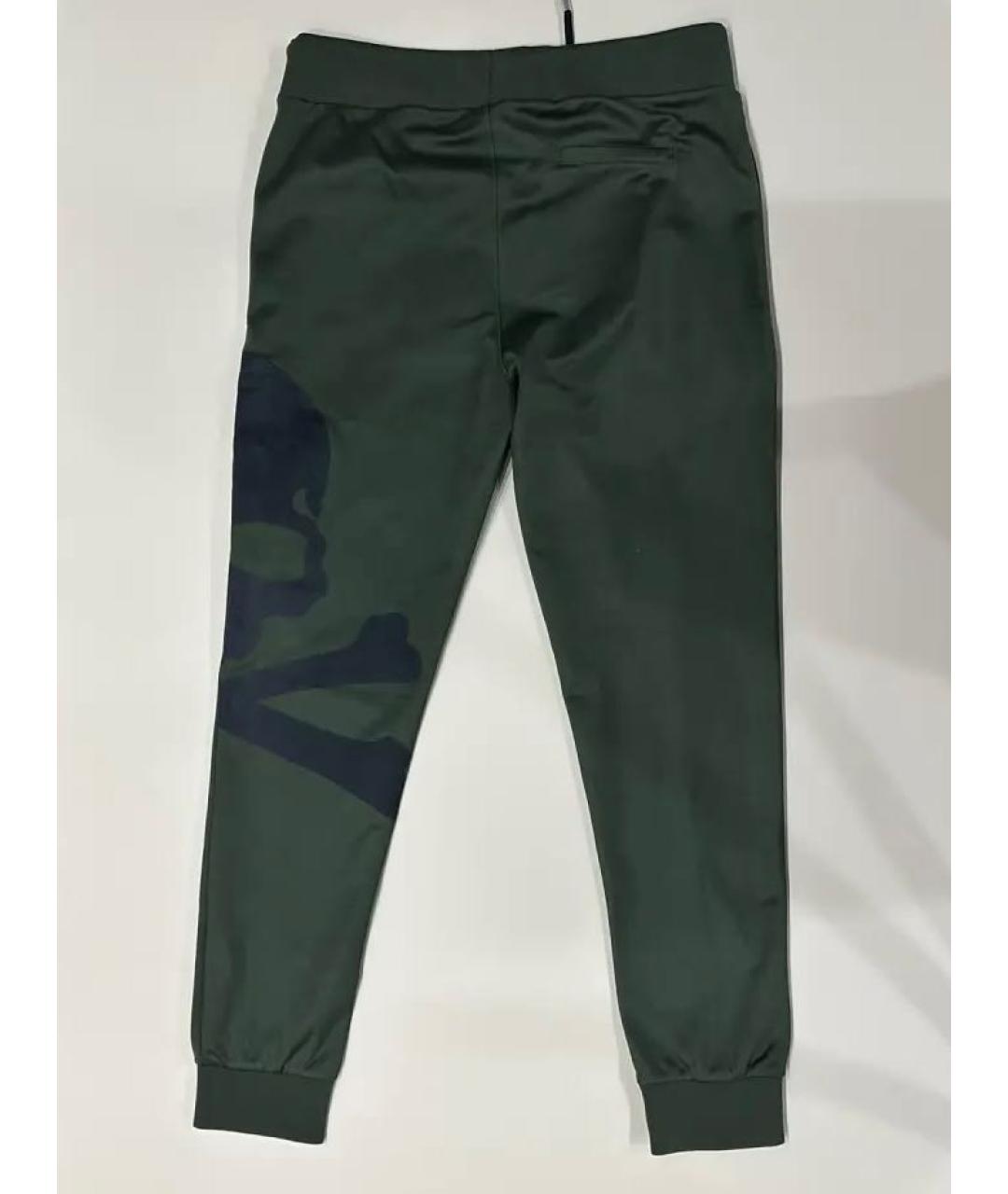 PHILIPP PLEIN Хаки хлопковый спортивный костюм, фото 3