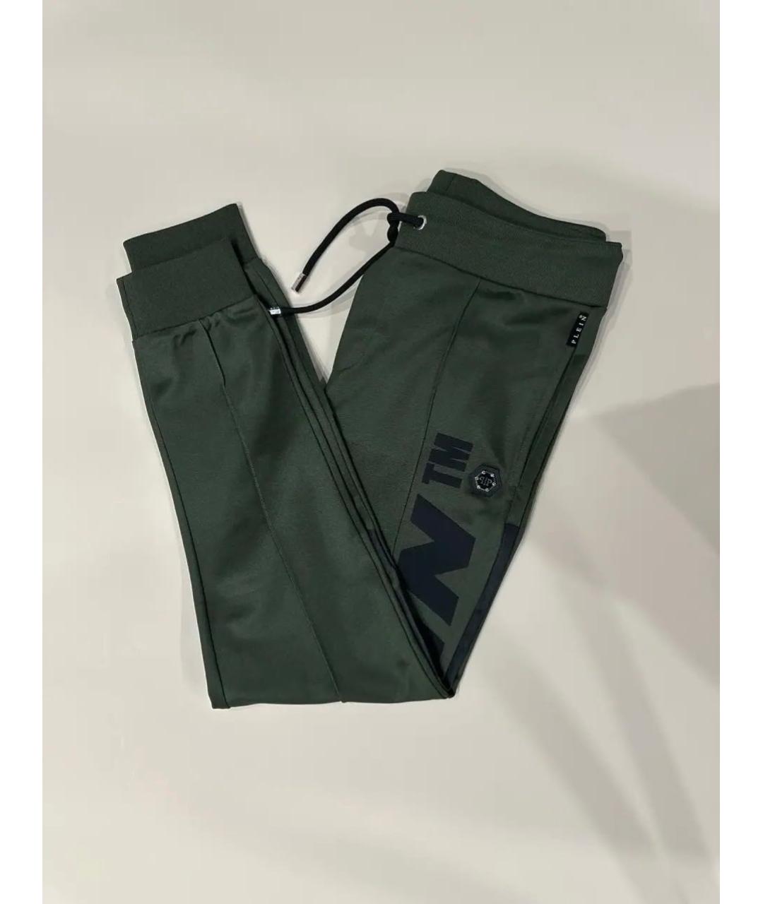 PHILIPP PLEIN Хаки хлопковый спортивный костюм, фото 5