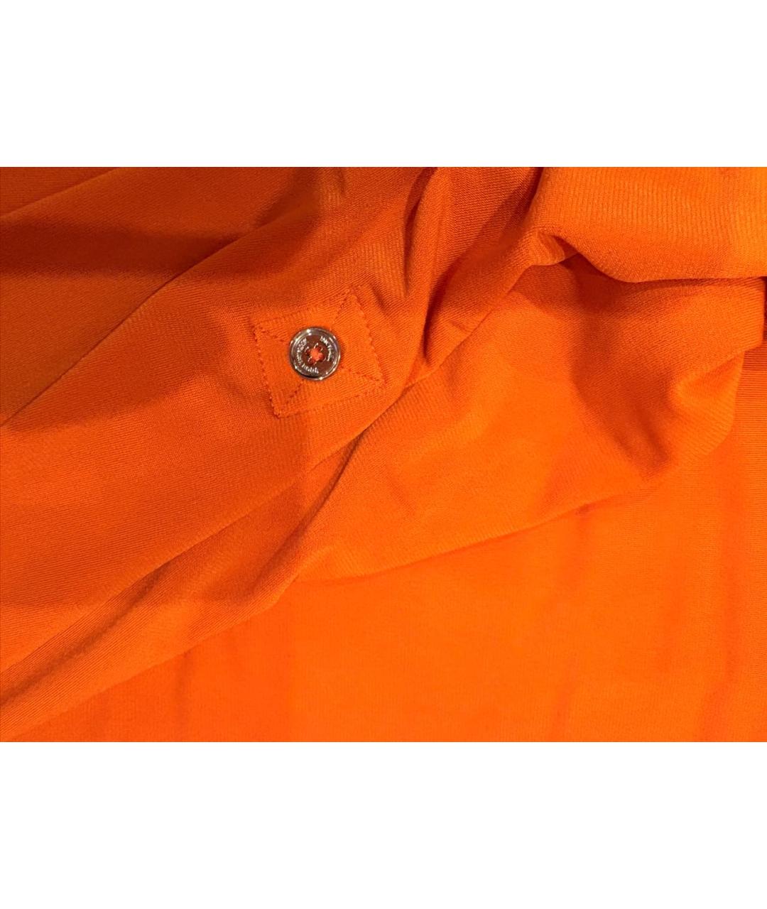 MICHAEL KORS Оранжевая полиэстеровая блузы, фото 6