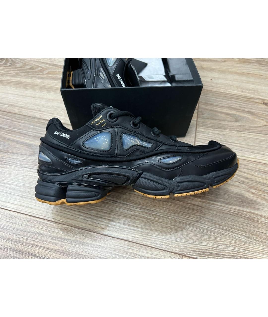 ADIDAS X RAF SIMONS Черные низкие кроссовки / кеды, фото 5