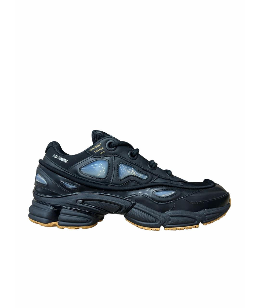 ADIDAS X RAF SIMONS Черные низкие кроссовки / кеды, фото 1