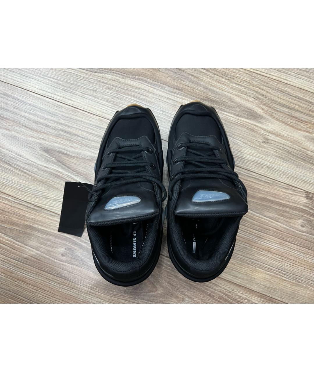 ADIDAS X RAF SIMONS Черные низкие кроссовки / кеды, фото 3