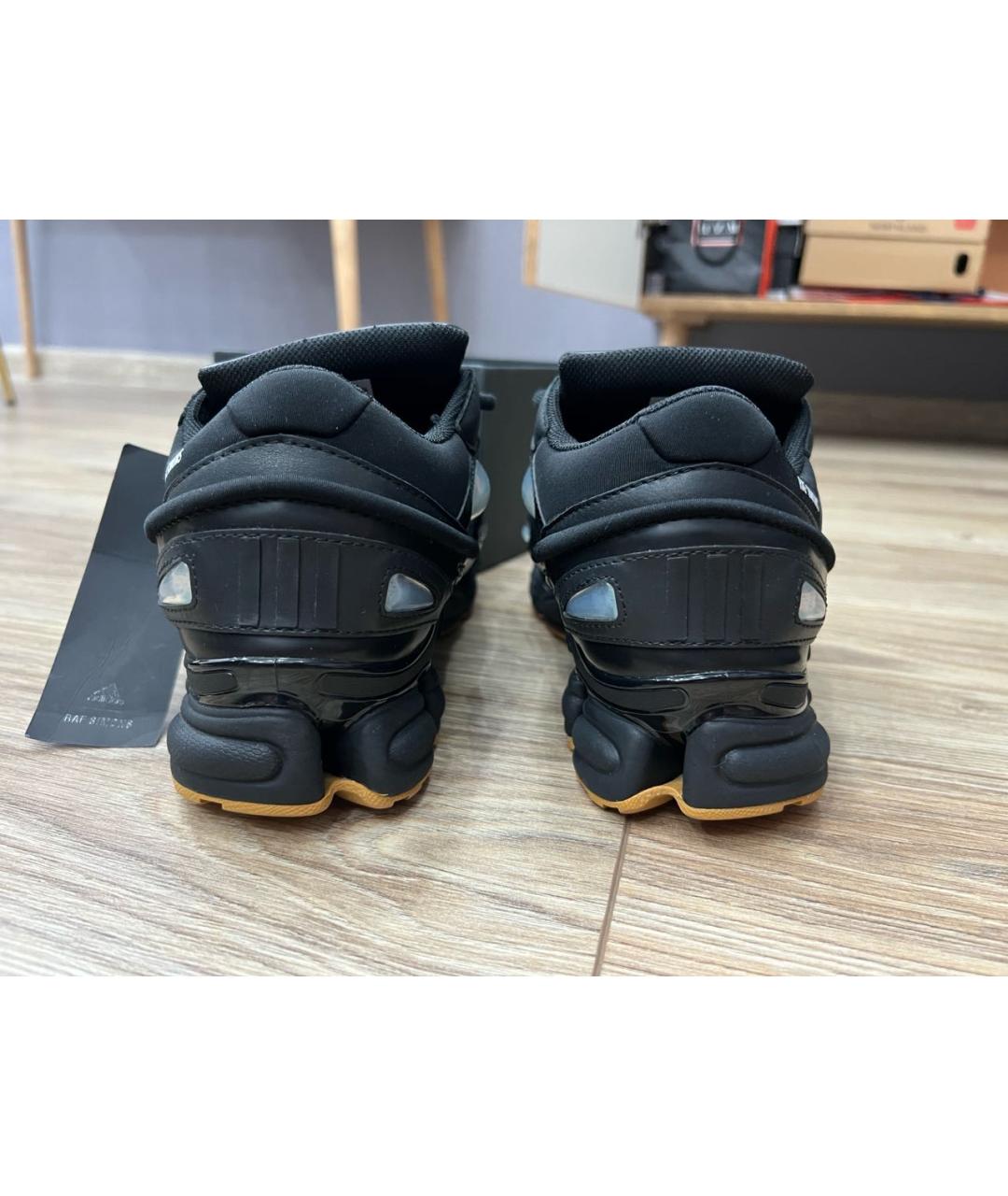 ADIDAS X RAF SIMONS Черные низкие кроссовки / кеды, фото 4