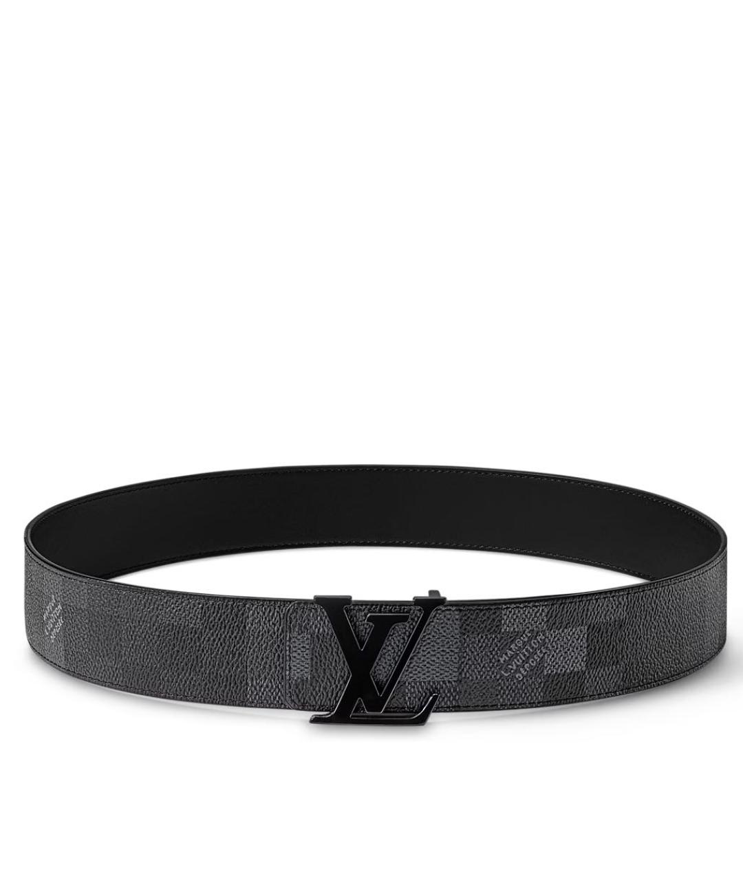 LOUIS VUITTON Черный ремень, фото 7