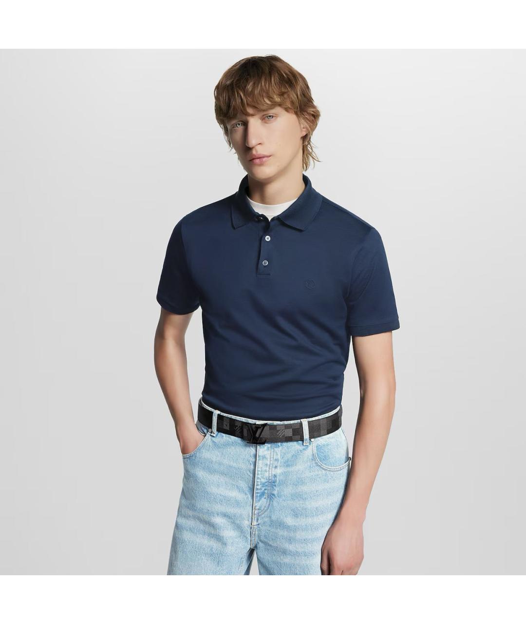 LOUIS VUITTON Черный ремень, фото 2