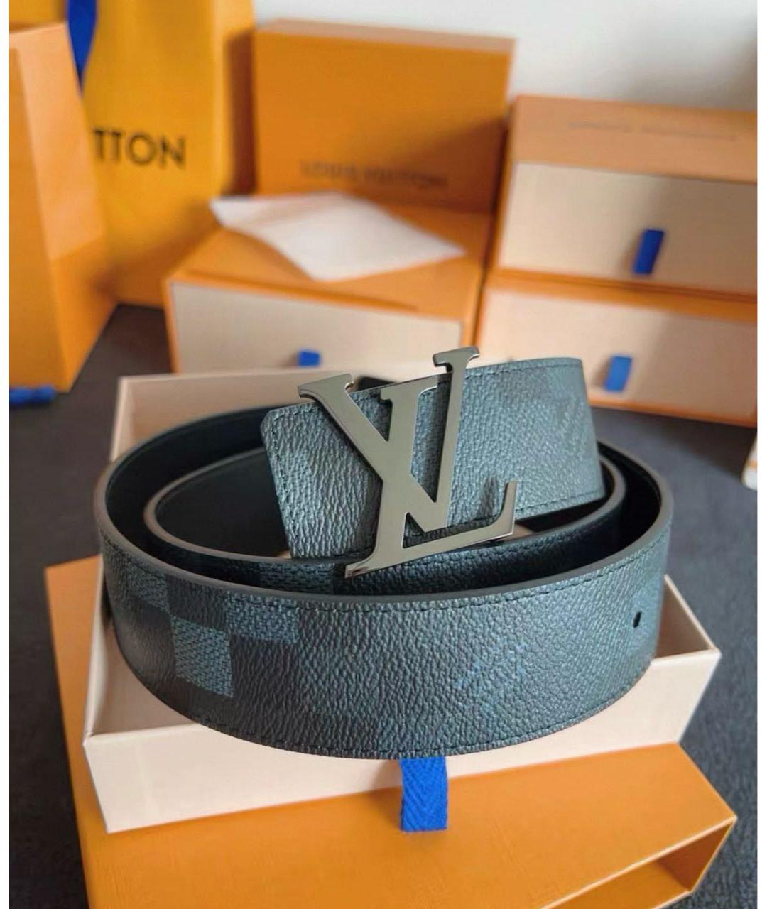 LOUIS VUITTON Черный ремень, фото 6