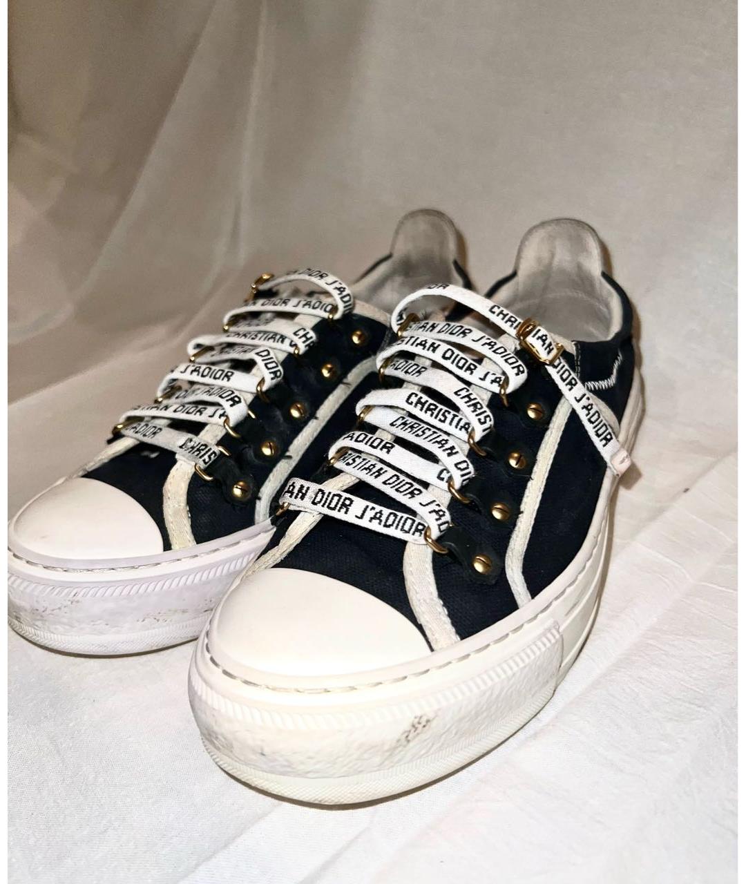 CHRISTIAN DIOR Черные кеды, фото 2