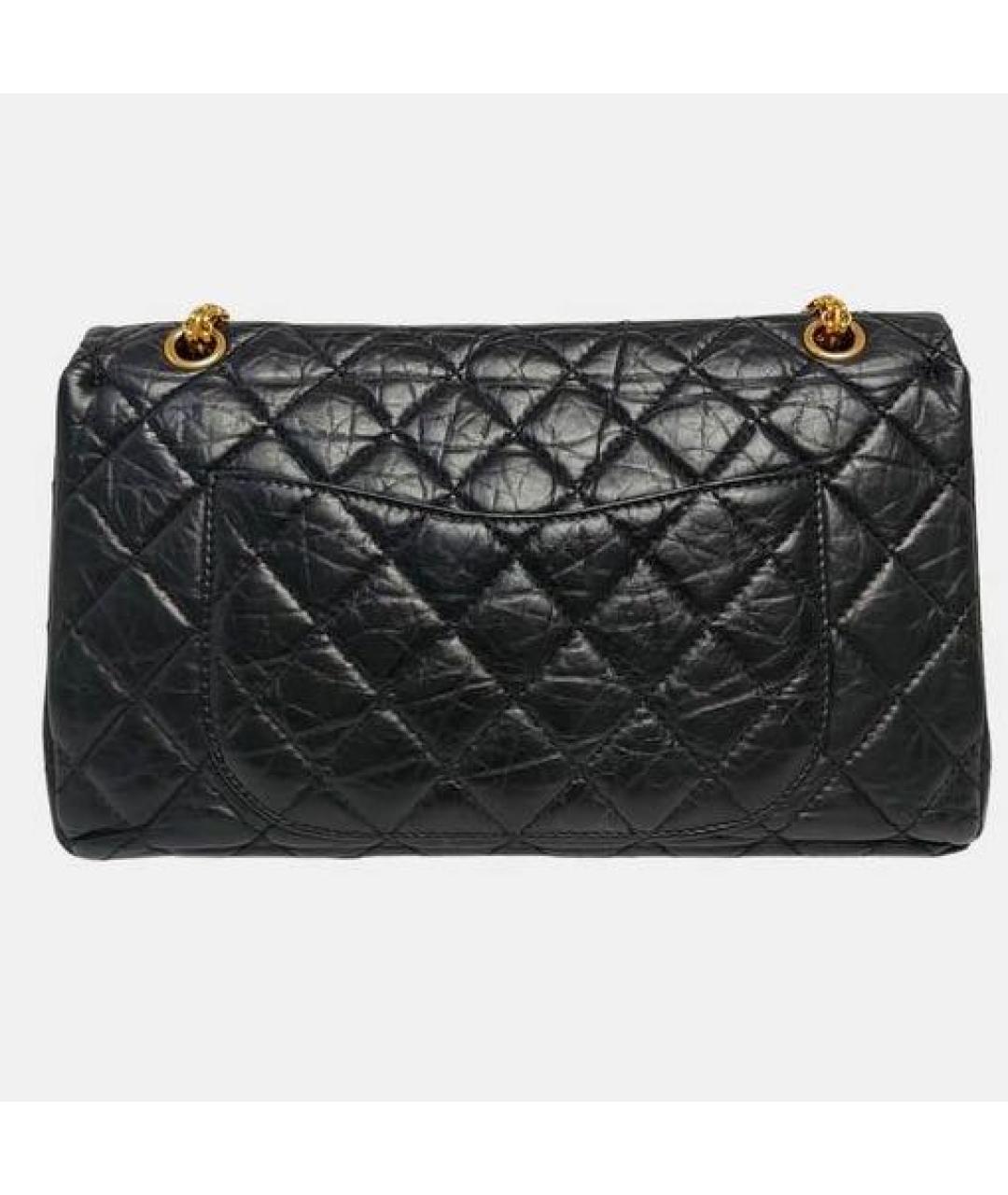 CHANEL Черная кожаная сумка через плечо, фото 4