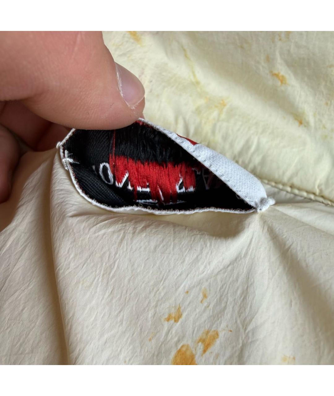 STONE ISLAND Оранжевый хлопковый пуховик, фото 7