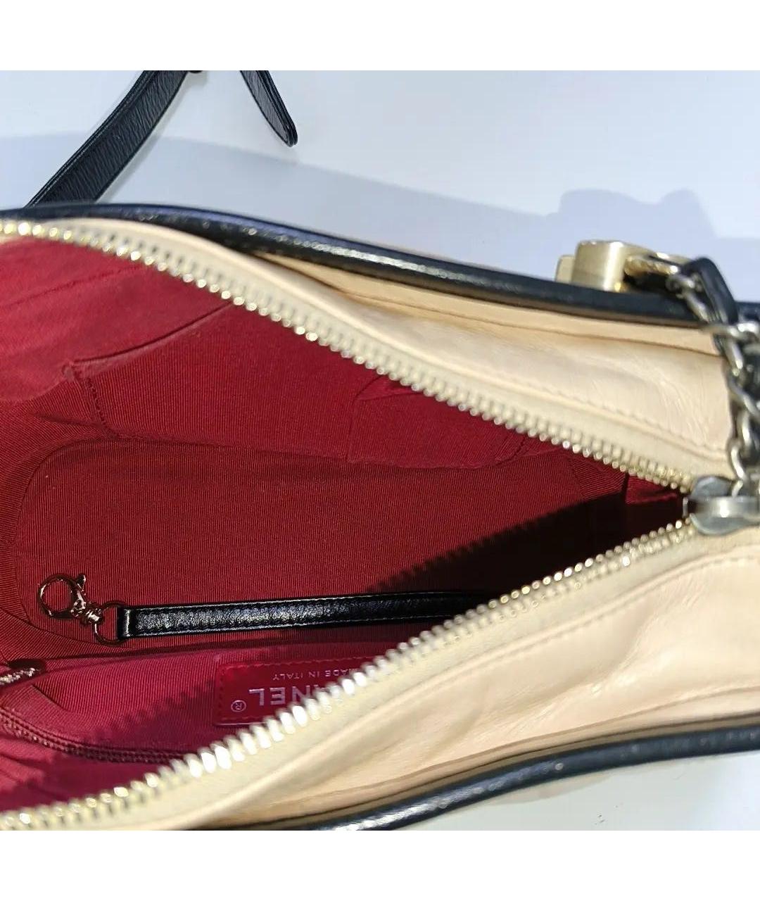 CHANEL Черная кожаная сумка через плечо, фото 5