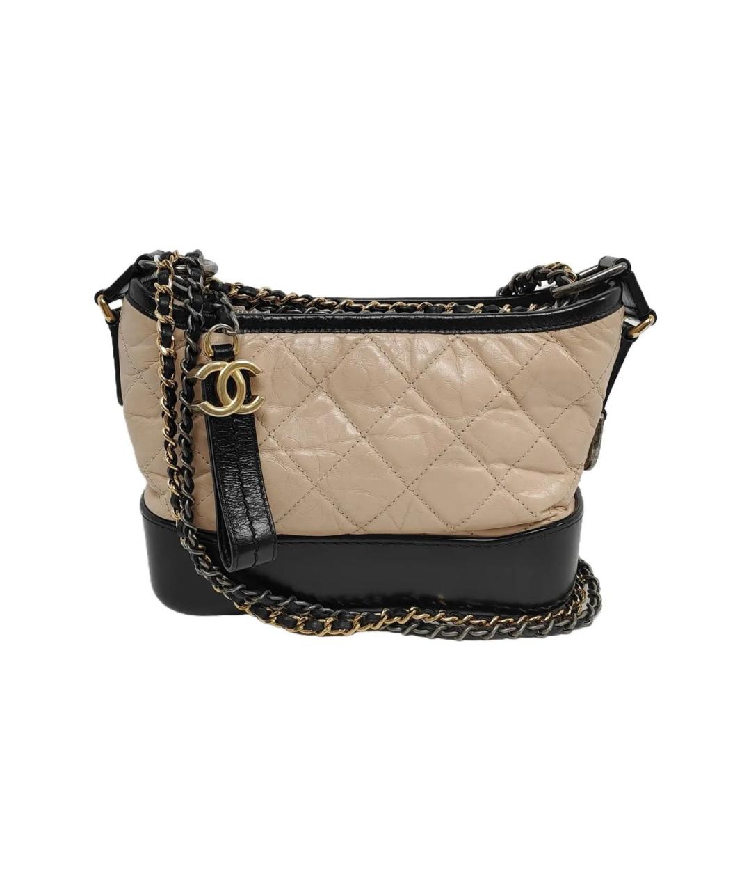 CHANEL Черная кожаная сумка через плечо, фото 9