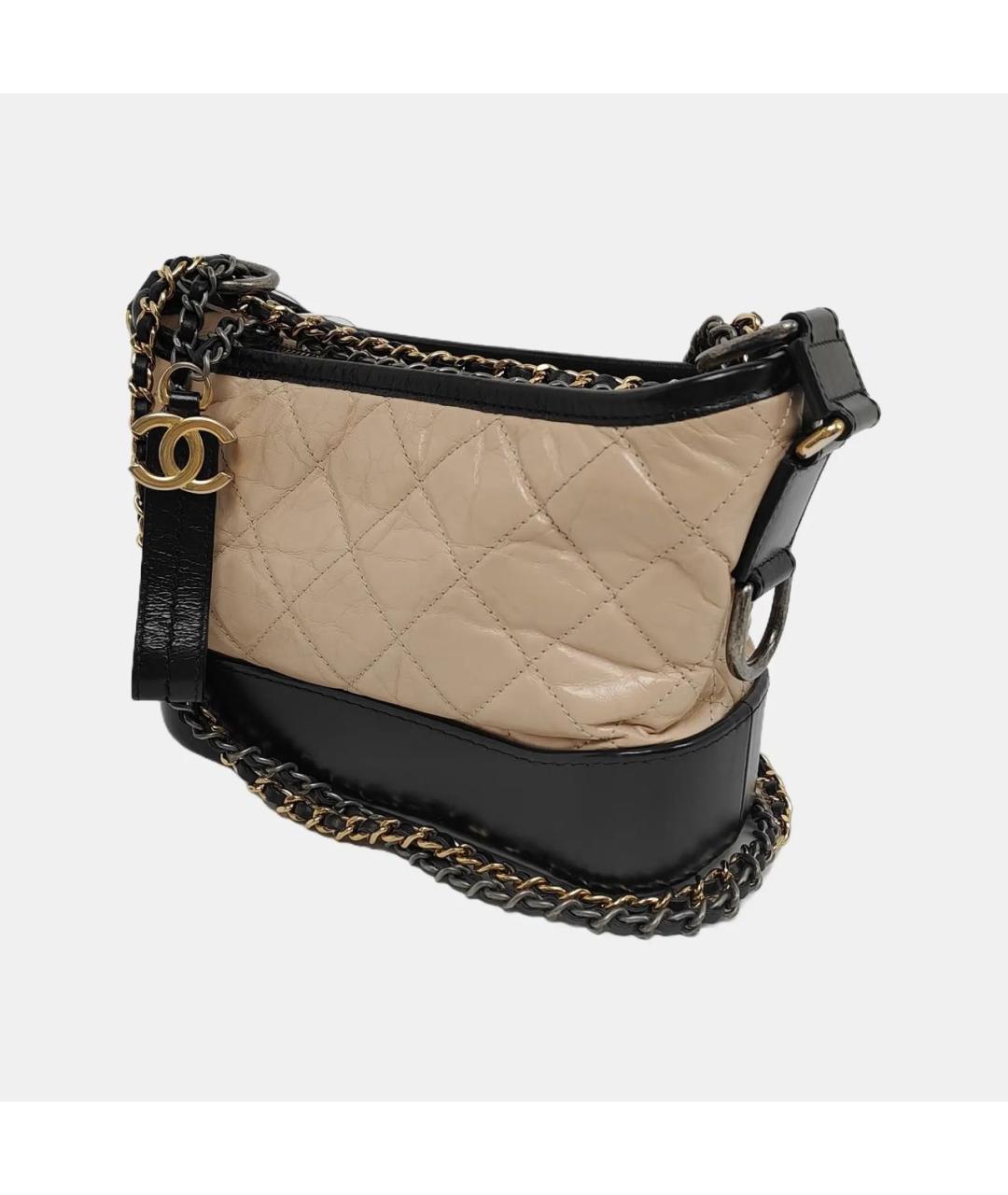 CHANEL Черная кожаная сумка через плечо, фото 2