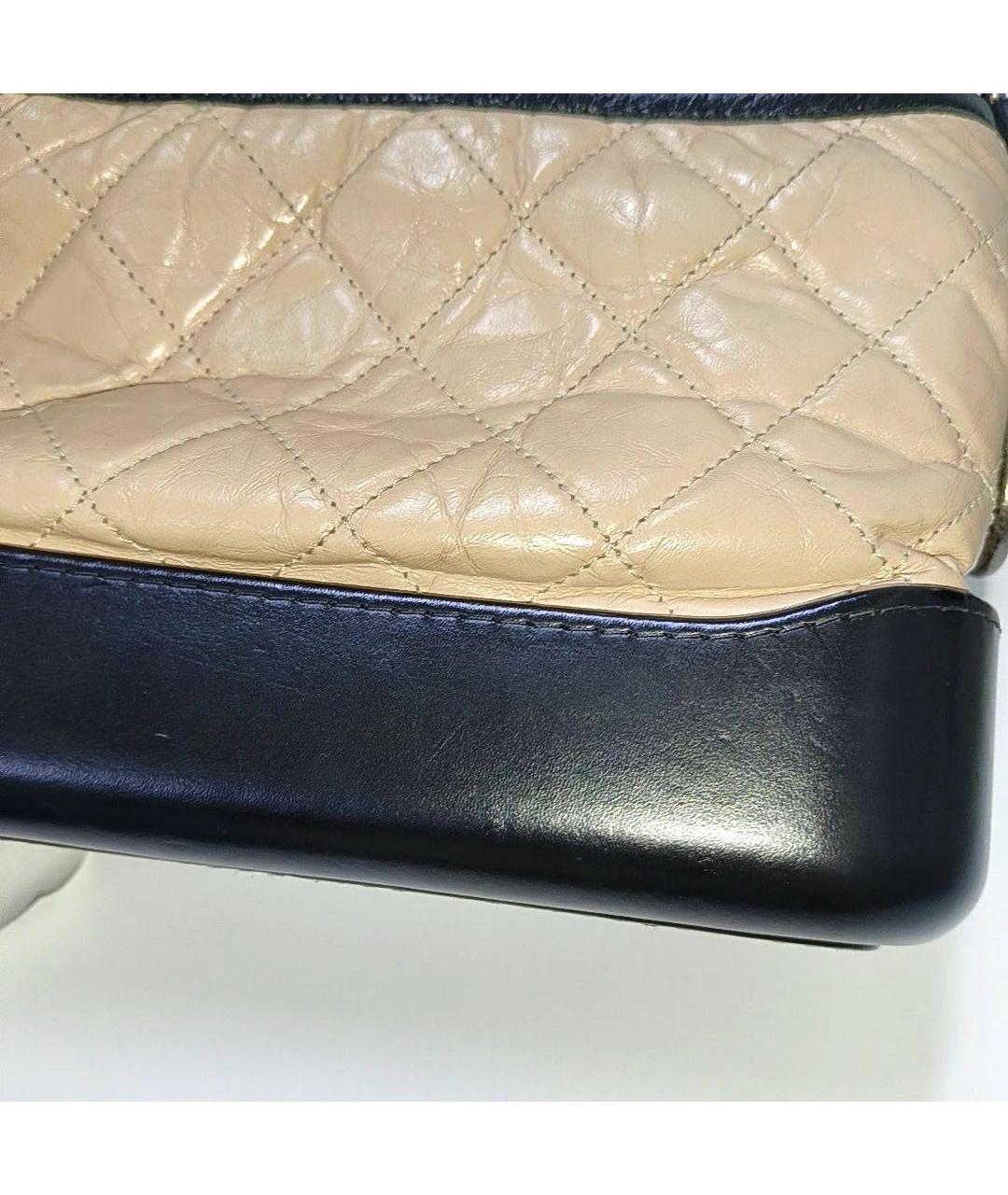 CHANEL Черная кожаная сумка через плечо, фото 6