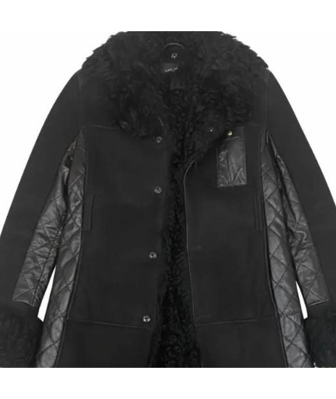 DOLCE&GABBANA Черная замшевая дубленка, фото 4