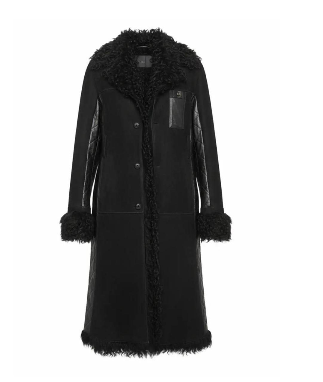 DOLCE&GABBANA Черная замшевая дубленка, фото 5