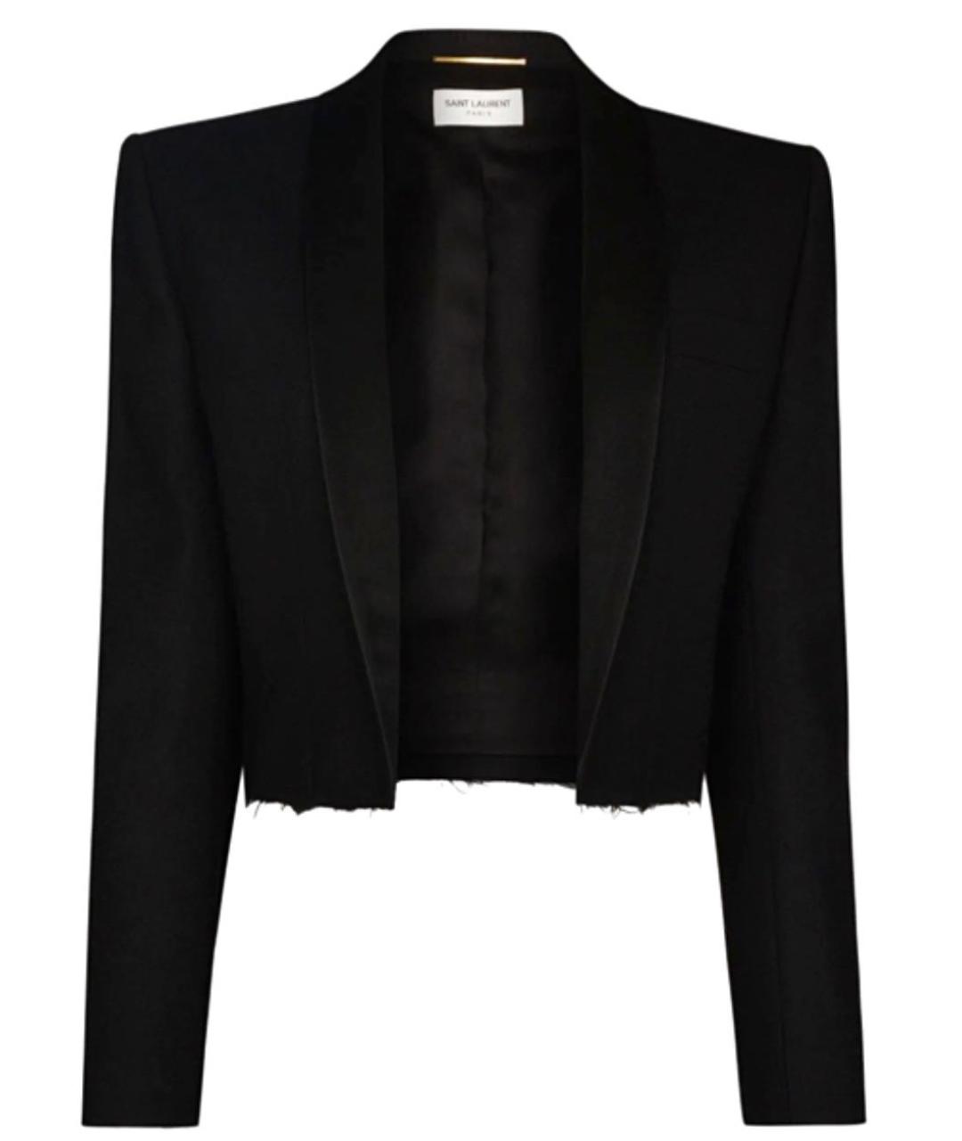SAINT LAURENT Черный жакет/пиджак, фото 5
