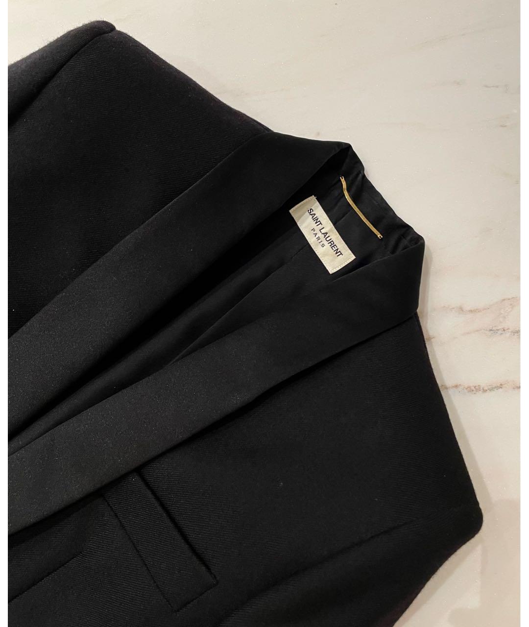 SAINT LAURENT Черный жакет/пиджак, фото 3