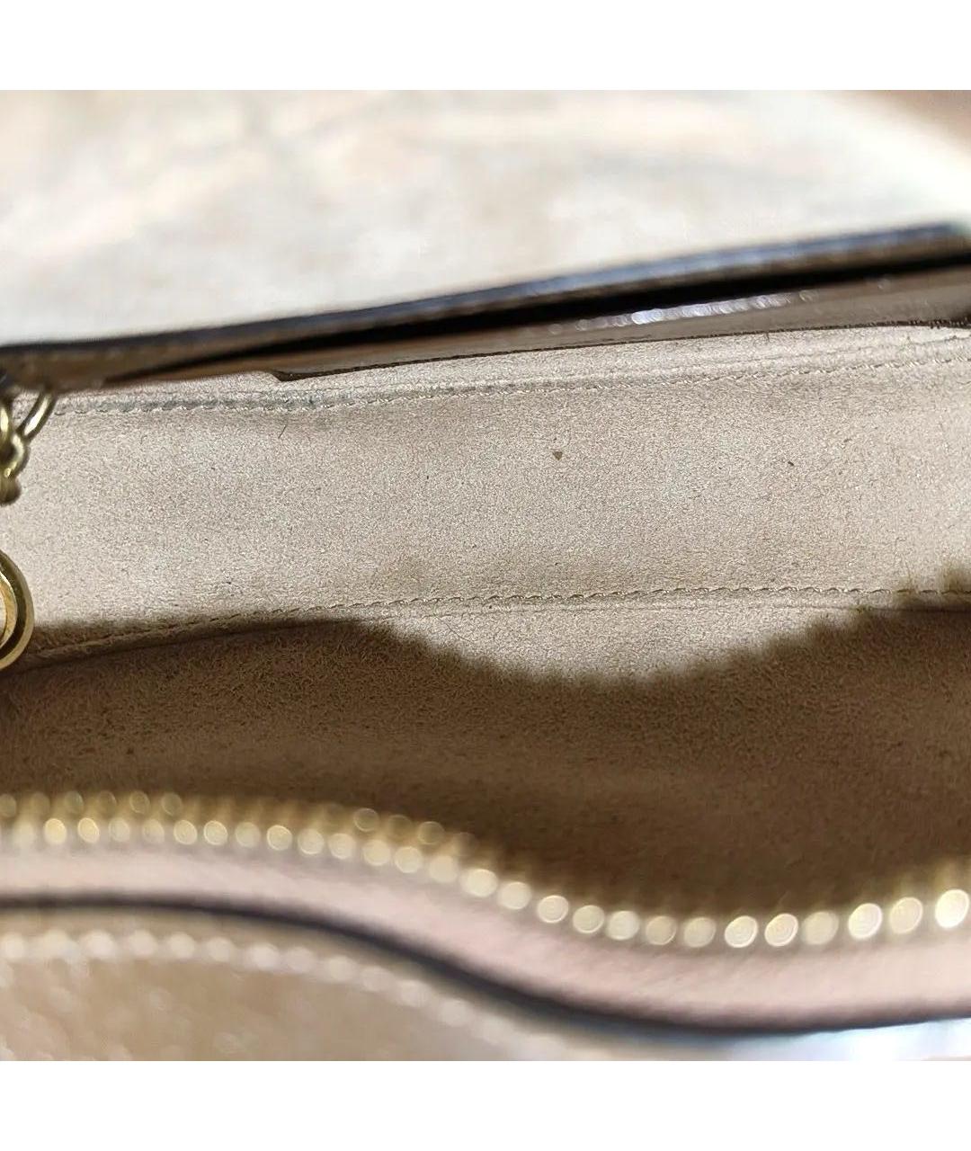 GUCCI Коричневая кожаная сумка с короткими ручками, фото 6