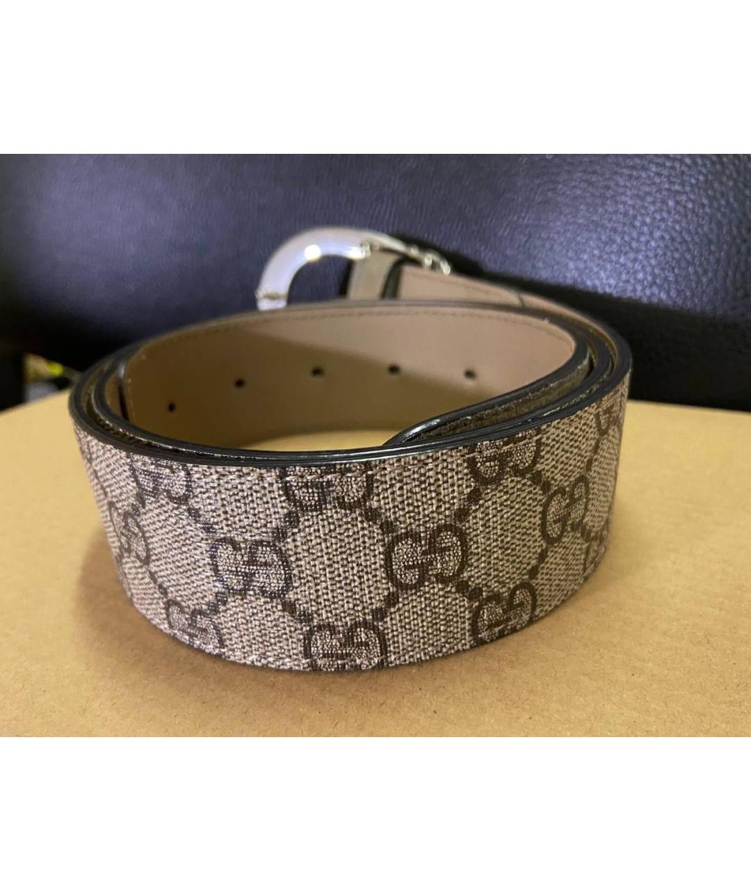 GUCCI Коричневый кожаный ремень, фото 2