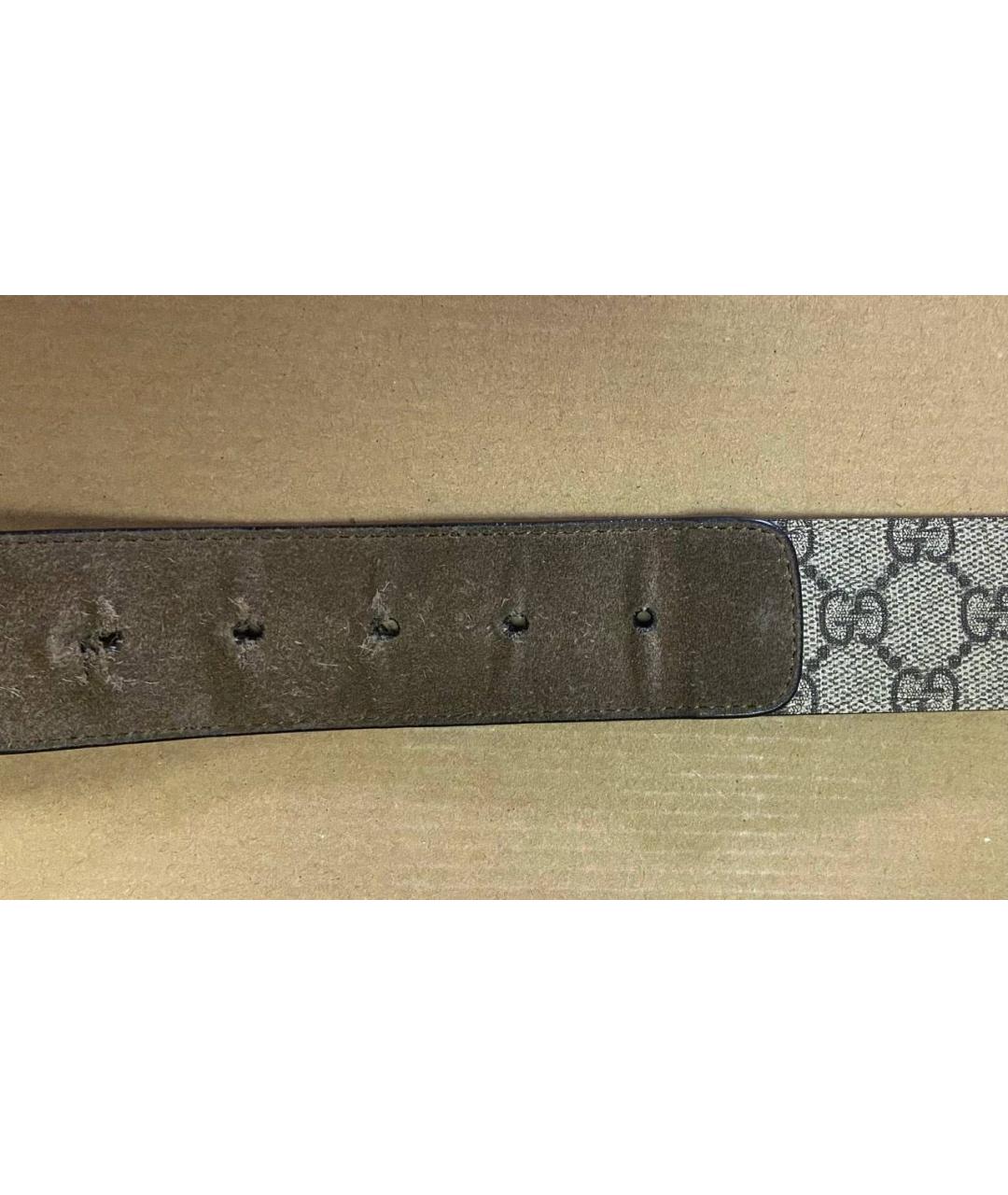 GUCCI Коричневый кожаный ремень, фото 7