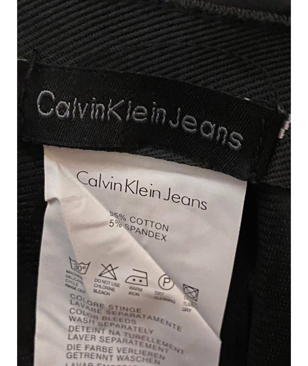 CALVIN KLEIN JEANS Черная хлопковая кепка, фото 7