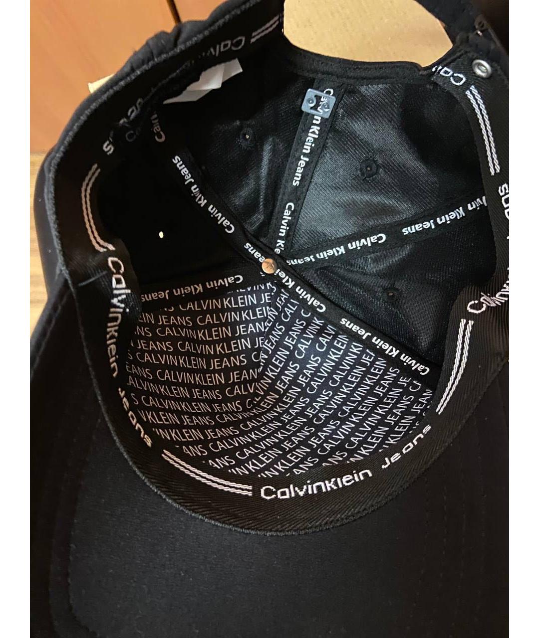 CALVIN KLEIN JEANS Черная хлопковая кепка, фото 6