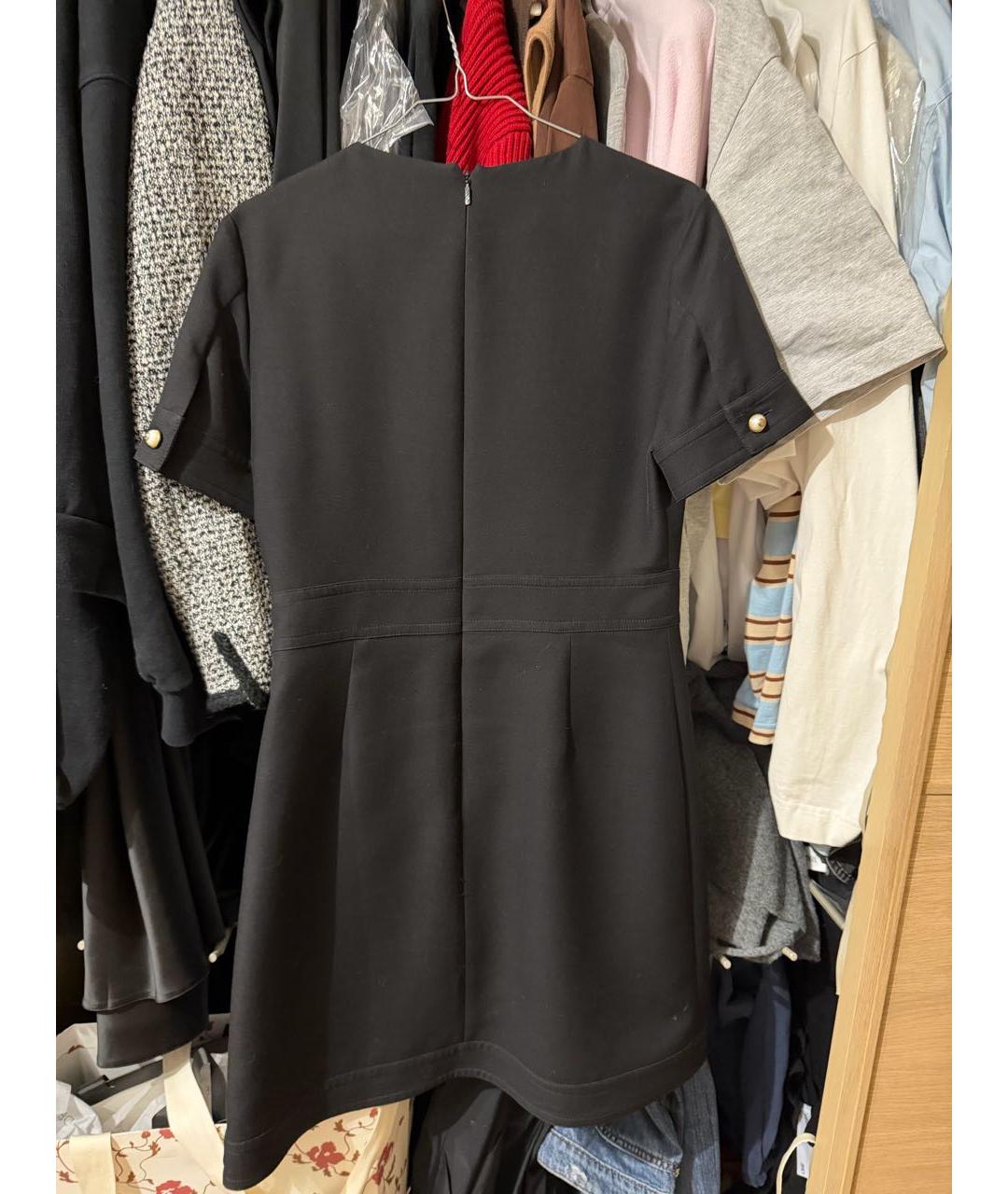 GUCCI Черное шерстяное повседневное платье, фото 2
