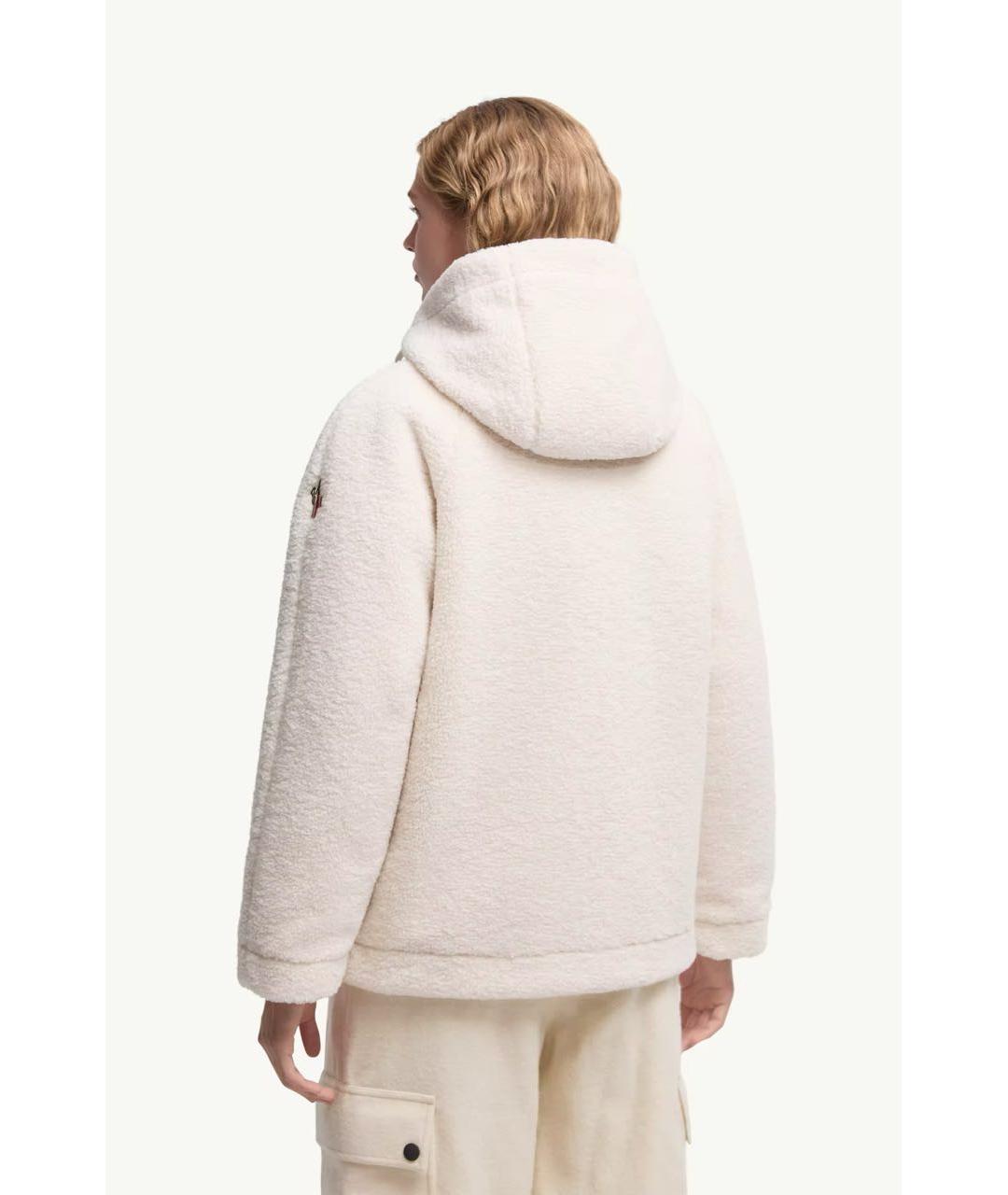 MONCLER Белый пуховик, фото 3