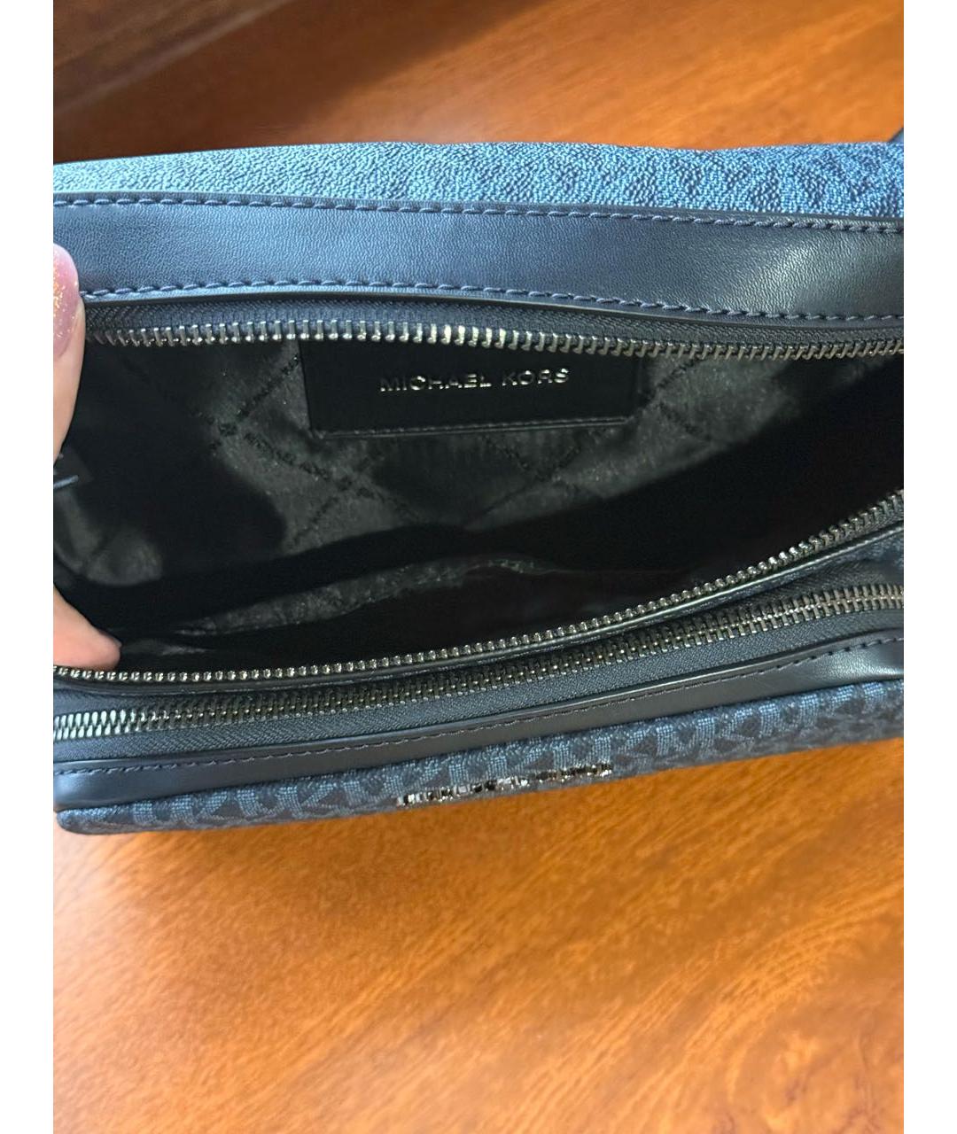 MICHAEL KORS Темно-синяя поясная сумка, фото 5