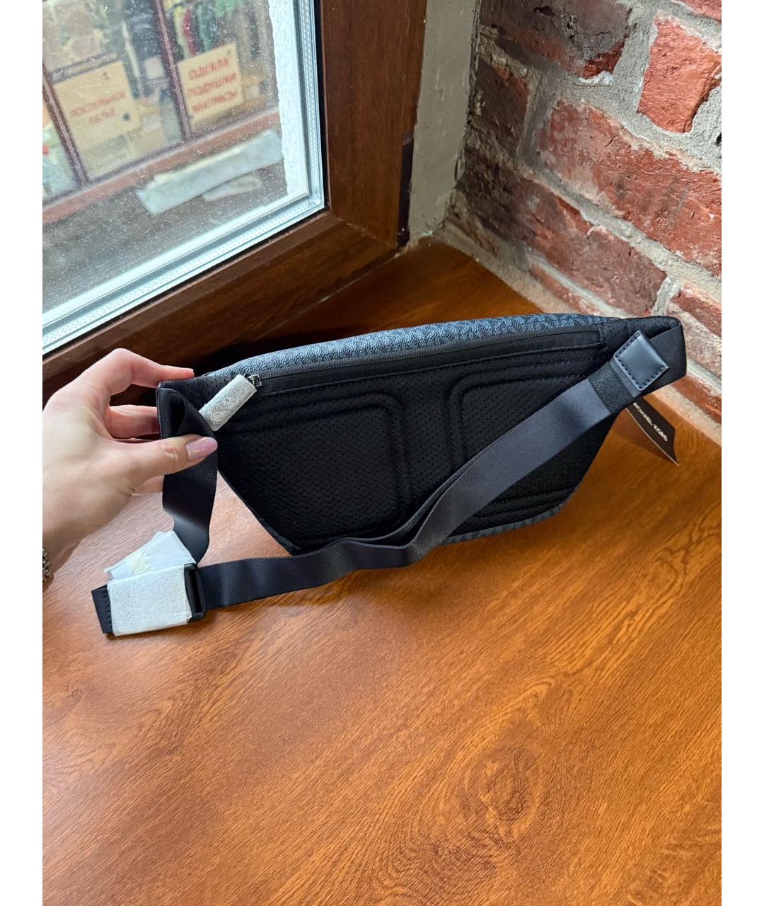 MICHAEL KORS Темно-синяя поясная сумка, фото 3