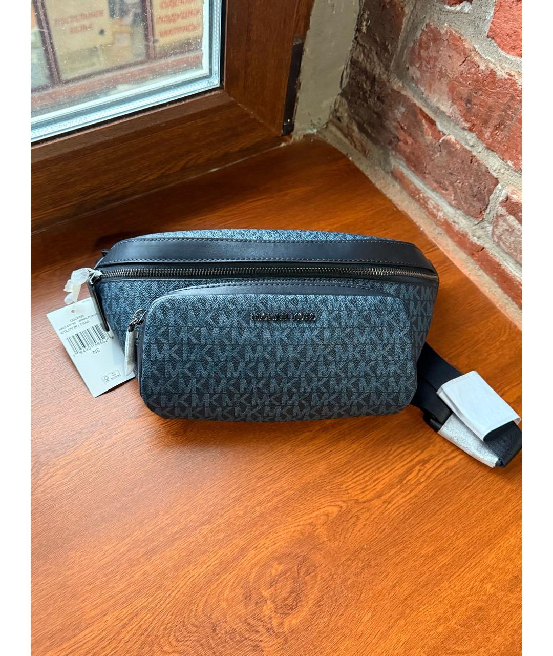 MICHAEL KORS Темно-синяя поясная сумка, фото 2