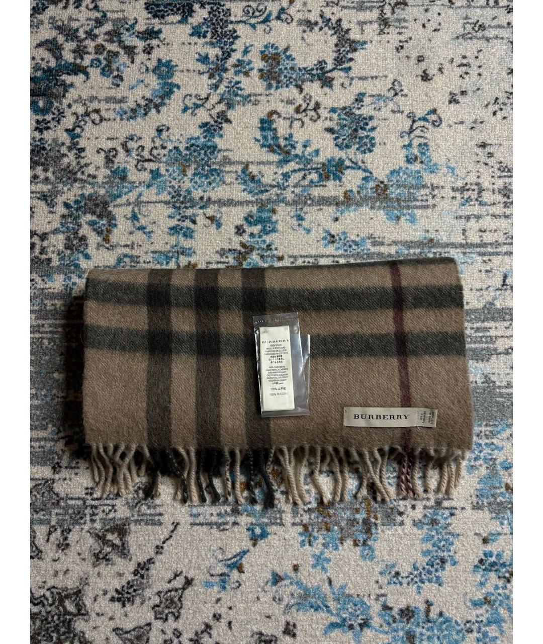 BURBERRY Кашемировый шарф, фото 6